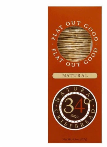 34 Degrees Natural Crispbread Perspective: front