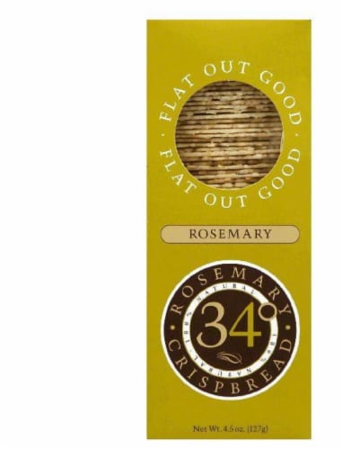 34 Degrees Rosemary Crisps Perspective: front