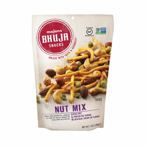 Bhuja Snacks - Nut Mix - Case of 6 - 7 oz. Perspective: front