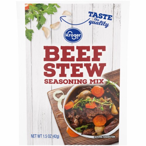 Kroger® Beef Stew Seasoning Mix Case Sale Perspective: front