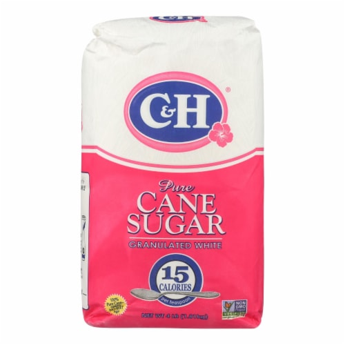 C & H Sugar Granulated White Pure Cane Sugar Perspective: front