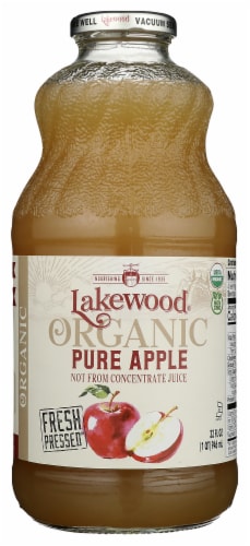 Lakewood Organic® Pure Apple Juice Perspective: front