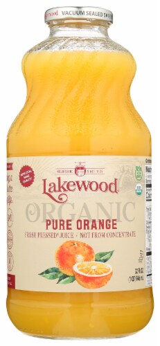 Lakewood Organic® Pure Orange Juice Perspective: front