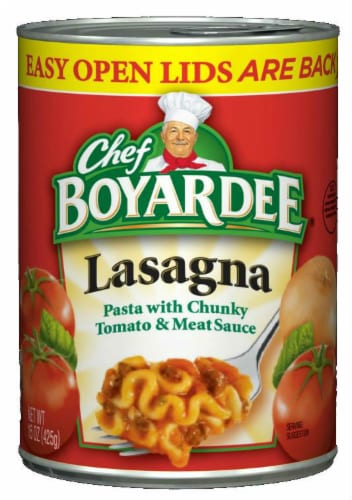 Chef Boyardee® Lasagna Case Sale Perspective: front