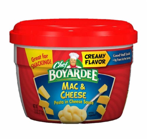 Chef Boyardee Mac & Cheese 7.5 Oz. Microwavable (12 Count) Perspective: front