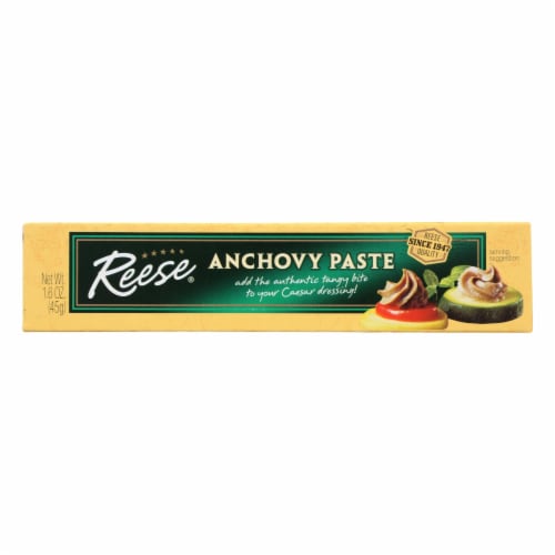 Reese Paste - Anchovy - Case of 10 - 1.6 oz Perspective: front