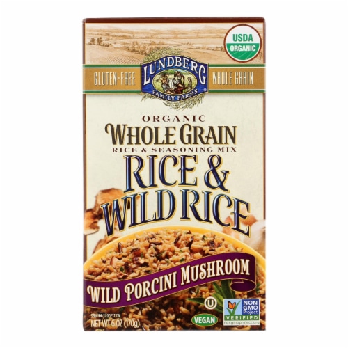 Lundberg Family Farms Whole Grain Rice and Wild Rice - Case of 6 - 6 oz. Perspective: front
