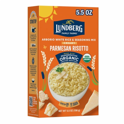 Lundberg Family Farms Organic Risotto - Creamy Parmesan - Case of 6 - 5.5 oz Perspective: front