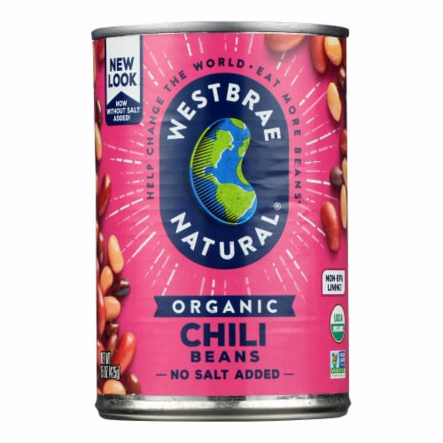 Westbrae Foods Organic Chili Beans - Case of 12 - 15 oz. Perspective: front