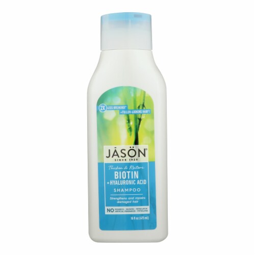 Jason Pure Natural Shampoo Restorative Biotin Perspective: front