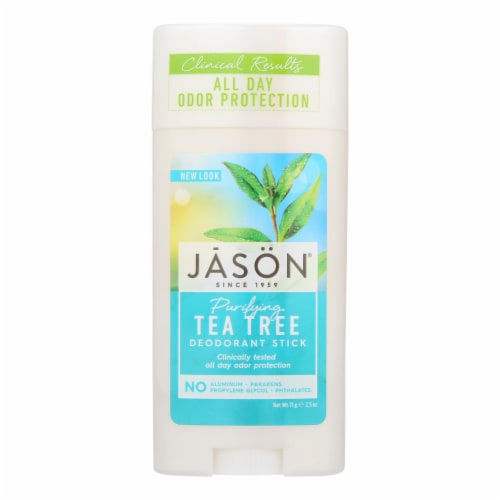 Jason Deodorant Stick Tea Tree - 2.5 oz Perspective: front