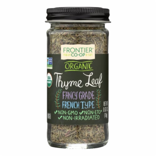 Frontier Herb Thyme Leaf - Organic - Whole - .8 oz Perspective: front