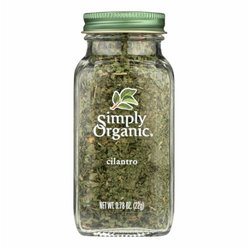 Simply Organic Cilantro - Case of 6 - 0.78 oz. Perspective: front
