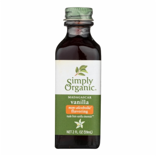 Simply Organic Vanilla Flavoring - Organic - 2 oz - Case of 6 Perspective: front