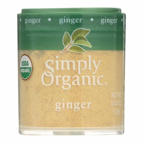 Simply Organic Ginger Root - Organic - Ground - .42 oz - Case of 6 Perspective: front
