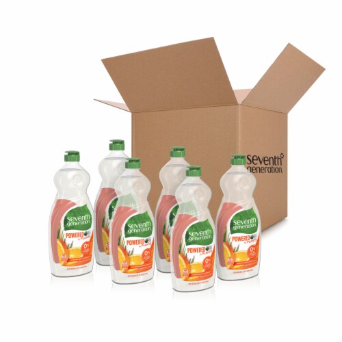 Seventh Generation Clementine Zest & Lemongrass Scent Dish Liquid Perspective: front