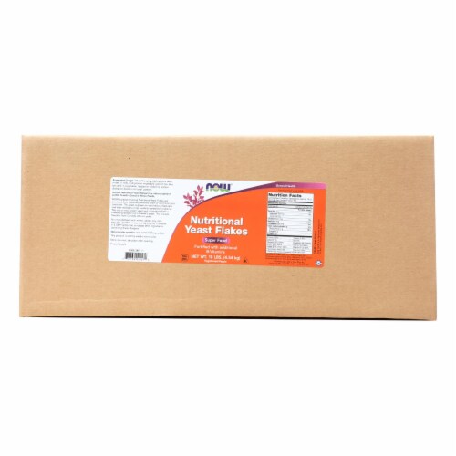 Now Foods - Yeast Flakes Nutritional - Case of 10 - LB Perspective: front