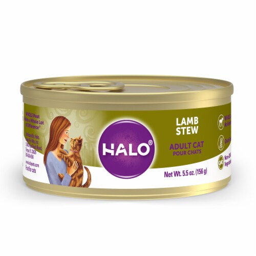 Halo Holistic Grain Free Adult Lamb Stew Canned Cat Food Halo Holistic Grain Free Adult Lamb Stew Canned Cat Food