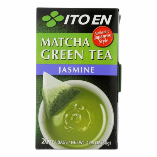 Ito En Organic Matcha Green Tea Jasmine  - Case of 6 - 20 BAG Perspective: front