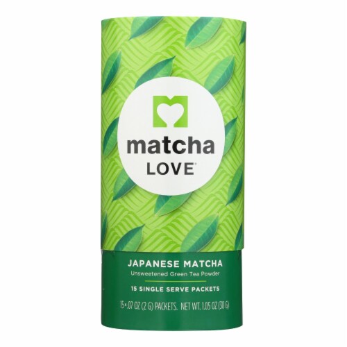 Matcha Love Tea Unswt Matcha Powder Ss Case of 6 15/.07OZ, 15