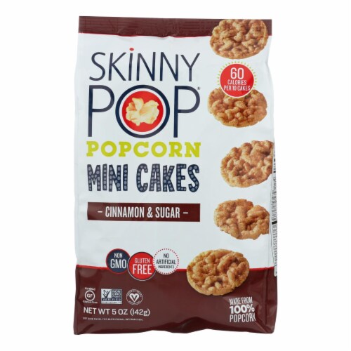 Skinnypop Popcorn-Popcorn Mini Cakes Cin&Sugr-Case Of 4-5 Oz Perspective: front