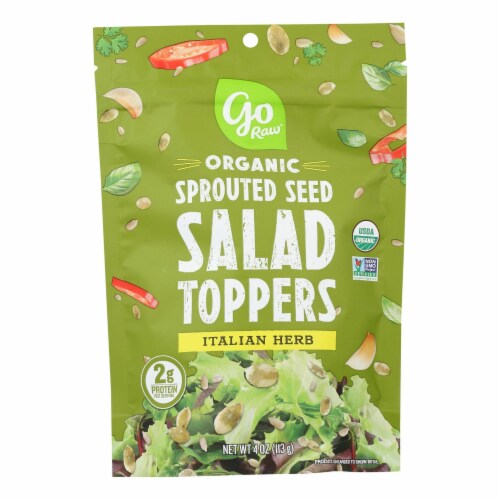 Go Raw - Sld Tpr Itl Herbal Sprtd - Case of 10 - 4 OZ Perspective: front