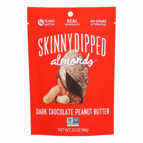 Skinnydipped - Dip Almond Peanut Butter - Case of 10-3.5 OZ Perspective: front