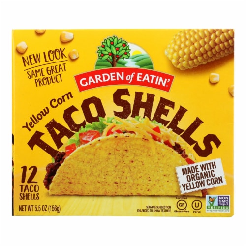 Garden of Eatin' Yellow Corn Taco Shells - Taco Shells - Case of 12 - 5.5 oz. Perspective: front