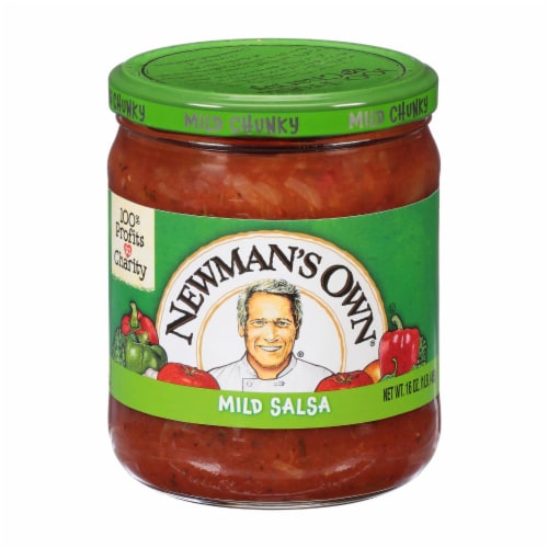 Newman's Own Mild Salsa Perspective: front