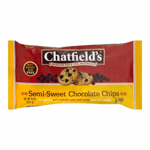 Chatfield's - Chocolate Chips Semi Sweet - Case of 12 - 10 OZ Perspective: front