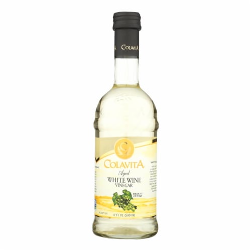 Colavita - Aged White Wine Vinegar - Case of 12 - 17 Fl oz. Perspective: front