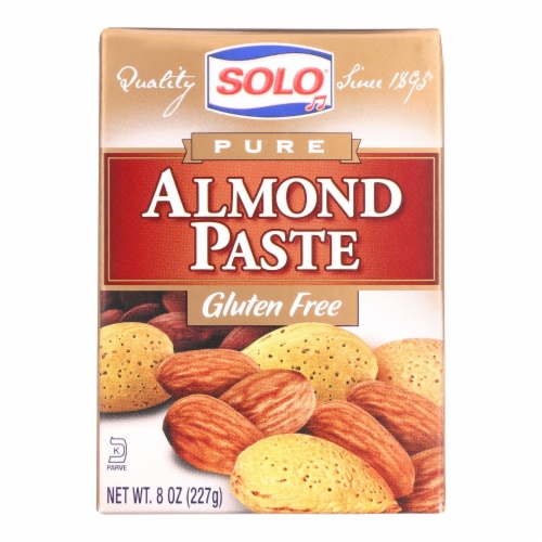 Solo Almond Paste - 8 oz - case of 12 Perspective: front