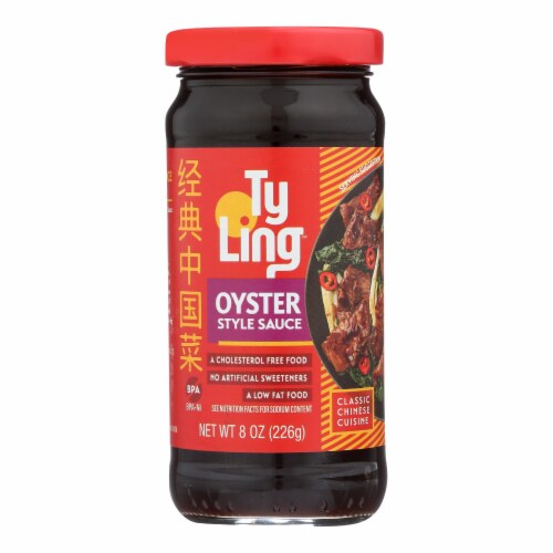 Ty Ling Oyster Sauce  - Case of 12 - 8 OZ Perspective: front