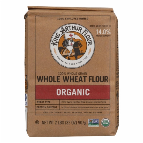 King Arthur Whole Wheat Flour - Case of 12 - 2 Perspective: front