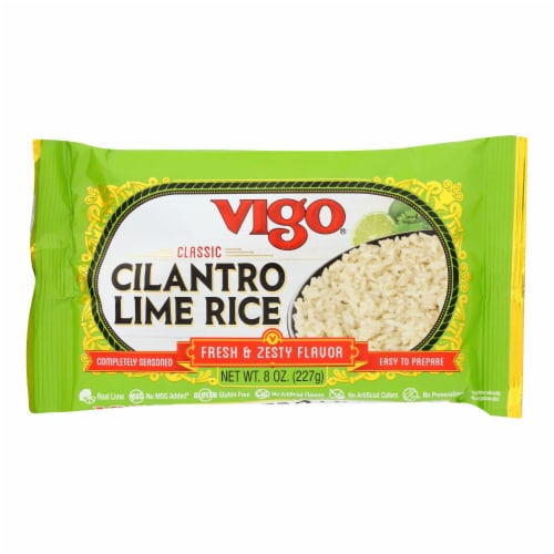 Vigo - Rice Cilantro Lime - Case of 12 - 8 OZ Perspective: front