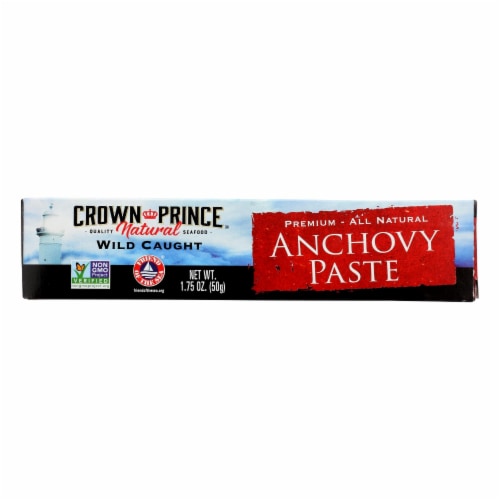 Crown Prince Anchovy Paste - Case of 12 - 1.75 oz. Perspective: front