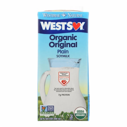 Westsoy Soy Milk - Original - Case of 12 - 32 Fl oz. Perspective: front