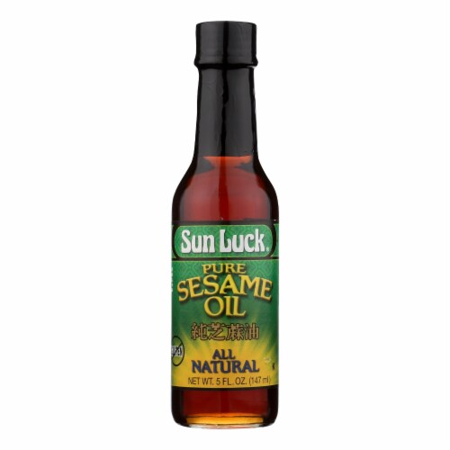 Sun Luck Oil - Sesame - Case of 12 - 5 Fl oz. Perspective: front