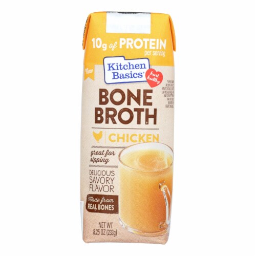 Kitchen Basics Chicken Bone Broth - Case of 12 - 8.25 FZ, Case of 12 ...