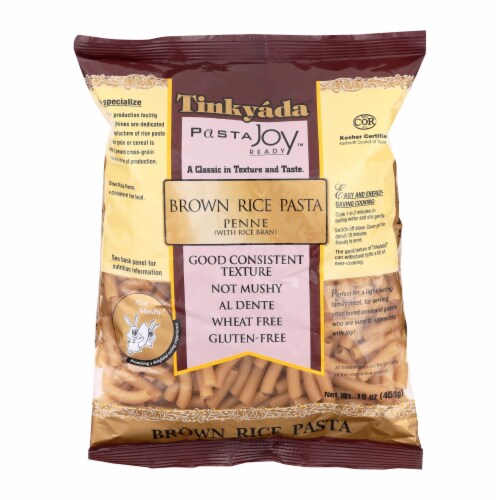Tinkyada Brown Rice Penne - Case of 12 - 16 oz Perspective: front