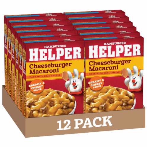 Hamburger Helper™ Cheeseburger Macaroni Case Sale Perspective: front