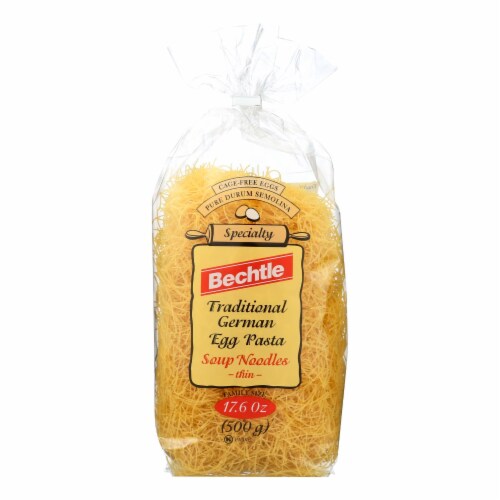 Bechtle Noodles - Fine - Case of 12 - 17.6 oz Perspective: front