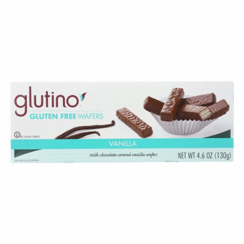 Glutino Chocolate Vanilla Cookies - Case of 12 - 4.6 oz. Perspective: front