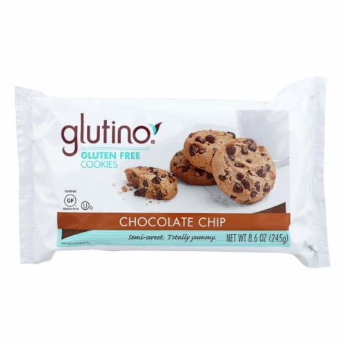 Glutino Chocolate Chip - Case of 12 - 8.6 oz. Perspective: front