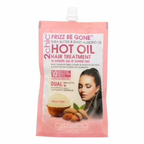Giovanni Hair Care Products 2Chic - Hot Oil - Shea Butter - Almond - Case  of 12  fl oz, Case of 12  FZ each - Fred Meyer