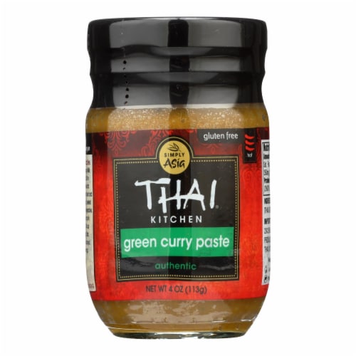 Thai Kitchen Green Curry Paste - Case of 12 - 4 oz. Perspective: front