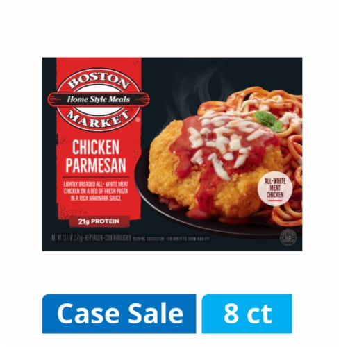 Boston Market® Home Style Meals Chicken Parmesan Frozen Meal Case Lot Sale Perspective: front