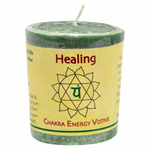 Aloha Bay - Chakra Votive Candle - Healing - Case of 12 - 2 oz Perspective: front