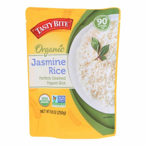 Tasty Bite - Rice Jasmine - Case of 12-8.8 OZ Perspective: front