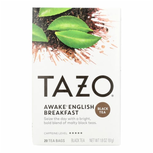 Tazo Awake English Breakfast Black Tea Perspective: front
